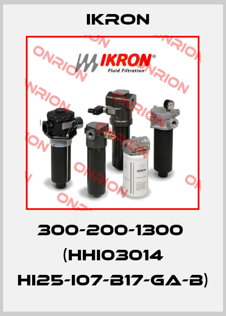 300-200-1300  (HHI03014 HI25-I07-B17-GA-B) Ikron