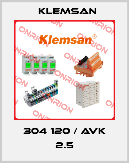 304 120 / AVK 2.5 Klemsan