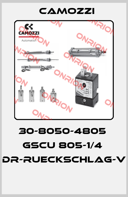 30-8050-4805  GSCU 805-1/4  DR-RUECKSCHLAG-V  Camozzi