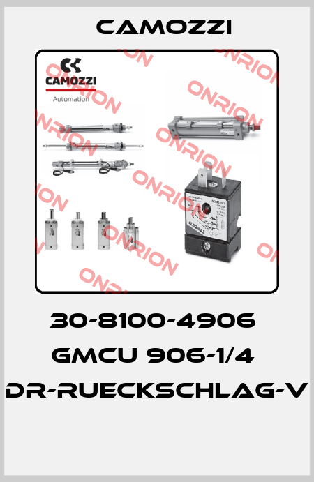 30-8100-4906  GMCU 906-1/4  DR-RUECKSCHLAG-V  Camozzi