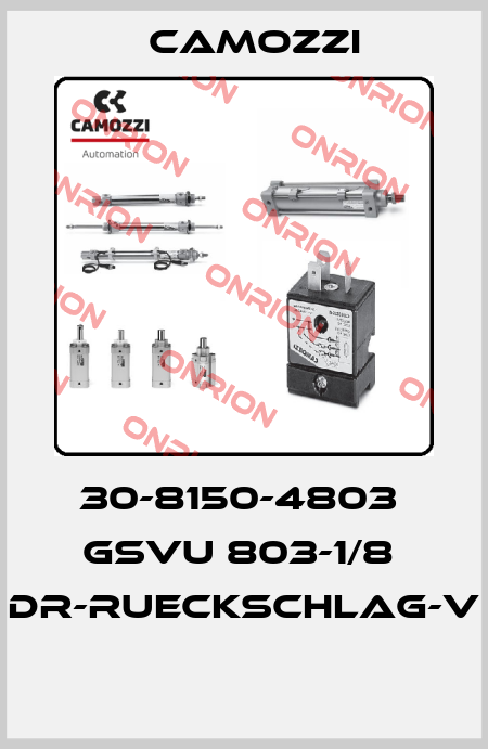 30-8150-4803  GSVU 803-1/8  DR-RUECKSCHLAG-V  Camozzi