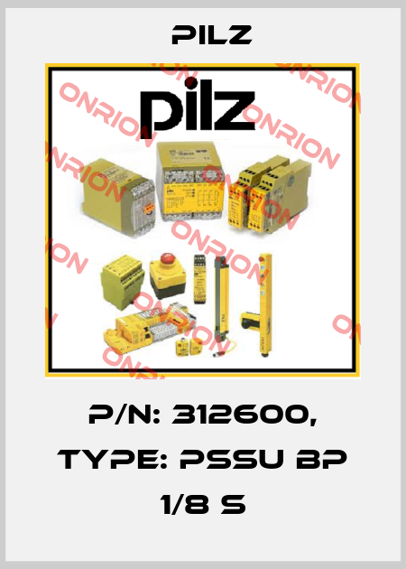 p/n: 312600, Type: PSSu BP 1/8 S Pilz