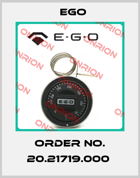 Order No. 20.21719.000  EGO