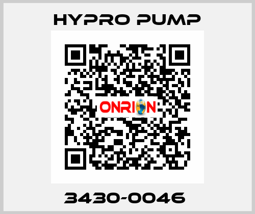3430-0046  Hypro Pump