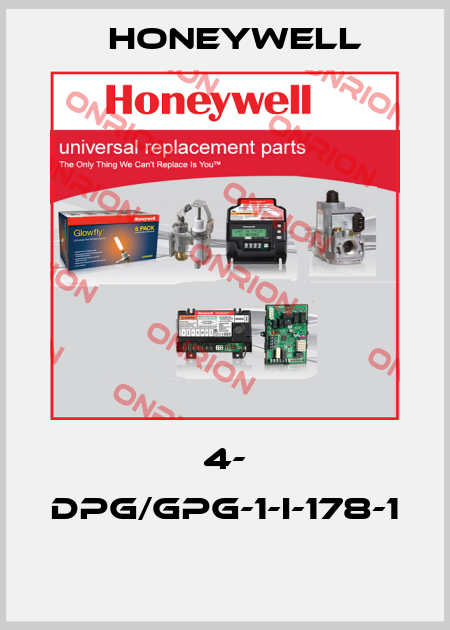 4- DPG/GPG-1-I-178-1  Honeywell