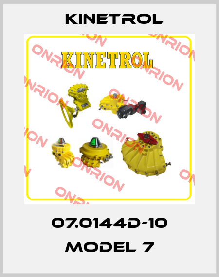 07.0144D-10 MODEL 7 Kinetrol