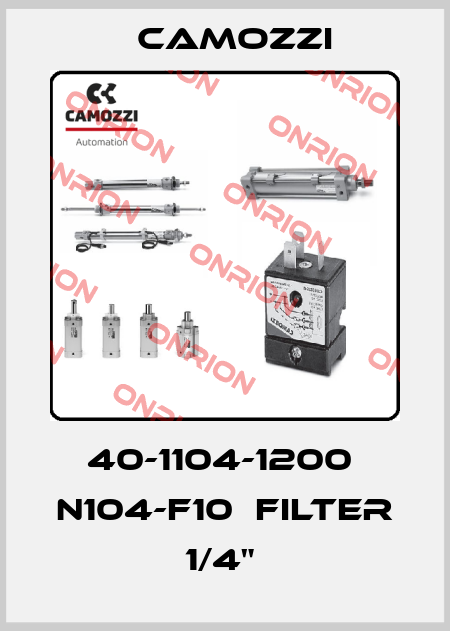 40-1104-1200  N104-F10  FILTER 1/4"  Camozzi