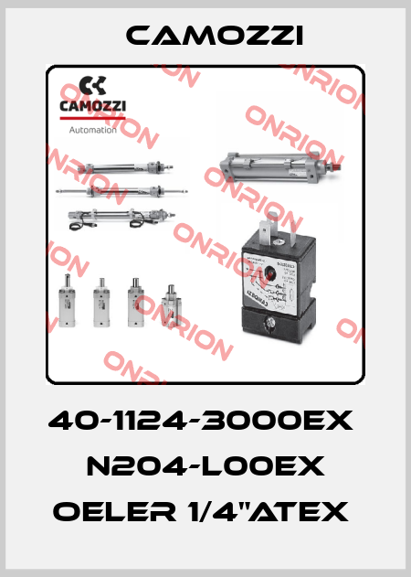 40-1124-3000EX  N204-L00EX OELER 1/4"ATEX  Camozzi