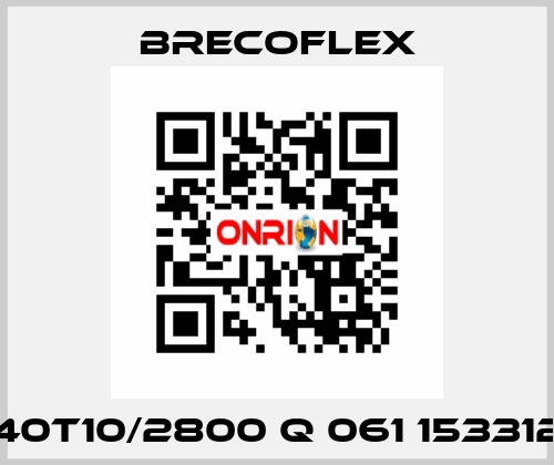 40T10/2800 Q 061 153312 Brecoflex