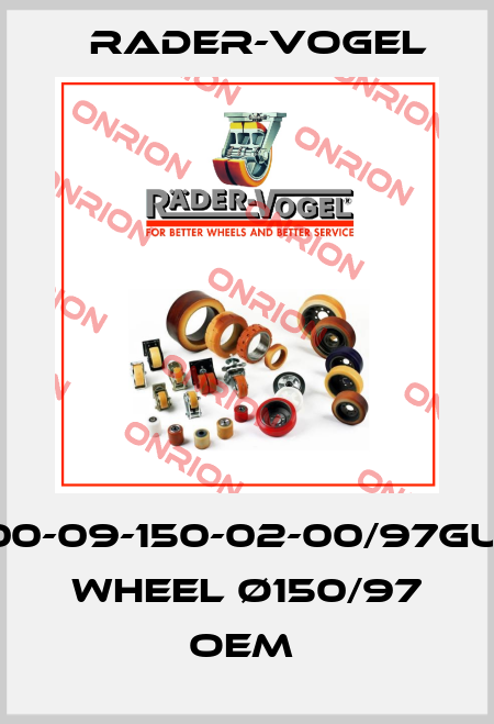 3000-09-150-02-00/97Guide Wheel Ø150/97 oem  Rader-Vogel