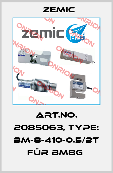 Art.No. 2085063, Type: BM-8-410-0.5/2t für BM8G  ZEMIC