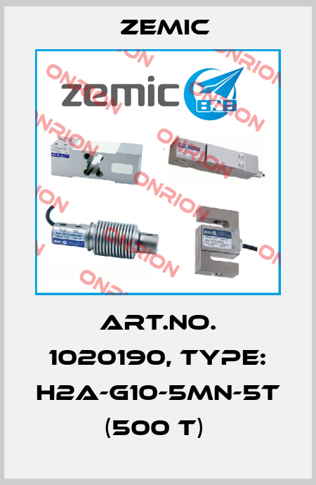 Art.No. 1020190, Type: H2A-G10-5MN-5T (500 t)  ZEMIC