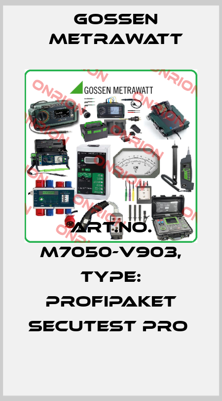 Art.No. M7050-V903, Type: PROFIPAKET SECUTEST PRO  Gossen Metrawatt