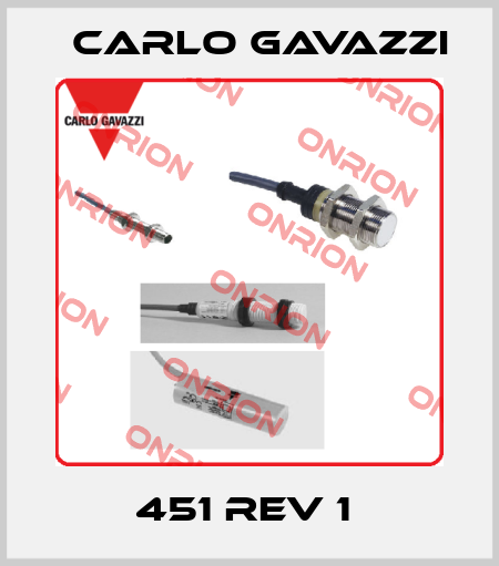 451 REV 1  Carlo Gavazzi