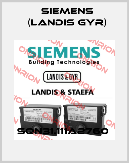 SQN31.111A2760  Siemens (Landis Gyr)