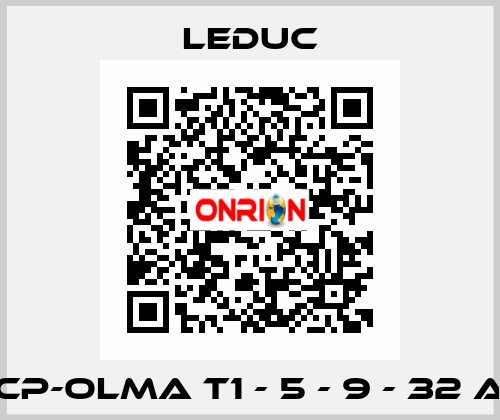 CP-OLMA T1 - 5 - 9 - 32 A Leduc