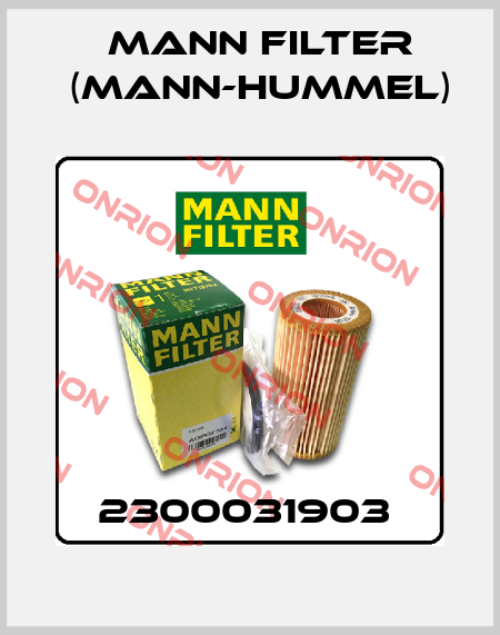 2300031903  Mann Filter (Mann-Hummel)