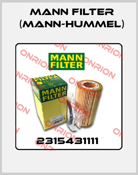 2315431111  Mann Filter (Mann-Hummel)