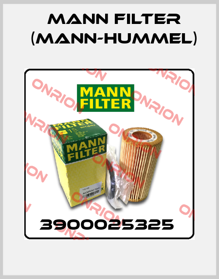 3900025325  Mann Filter (Mann-Hummel)