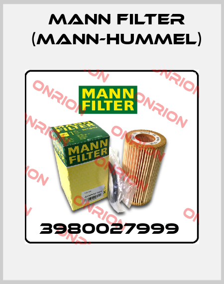 3980027999  Mann Filter (Mann-Hummel)