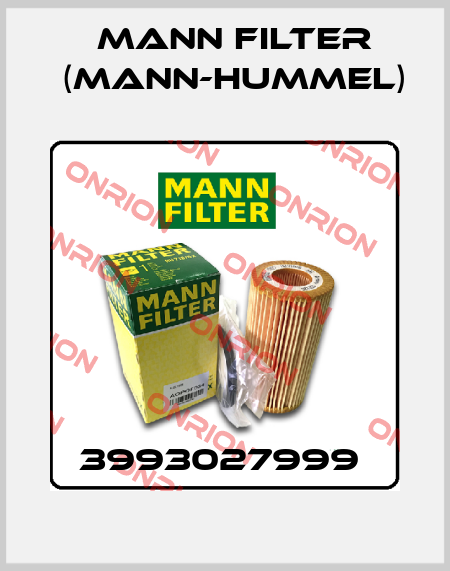 3993027999  Mann Filter (Mann-Hummel)