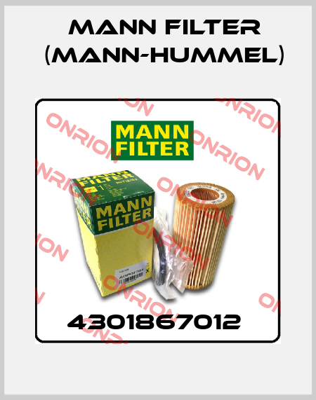 4301867012  Mann Filter (Mann-Hummel)