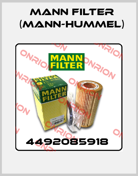 4492085918  Mann Filter (Mann-Hummel)