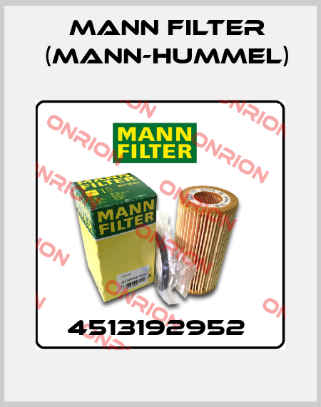 4513192952  Mann Filter (Mann-Hummel)