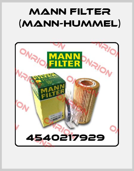 4540217929  Mann Filter (Mann-Hummel)
