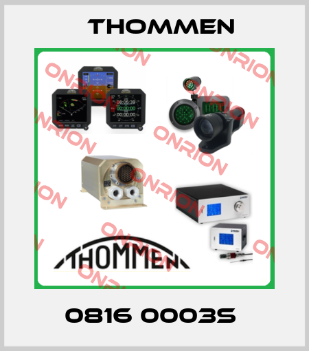 0816 0003S  Thommen