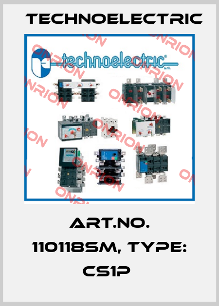 Art.No. 110118SM, Type: CS1P  Technoelectric