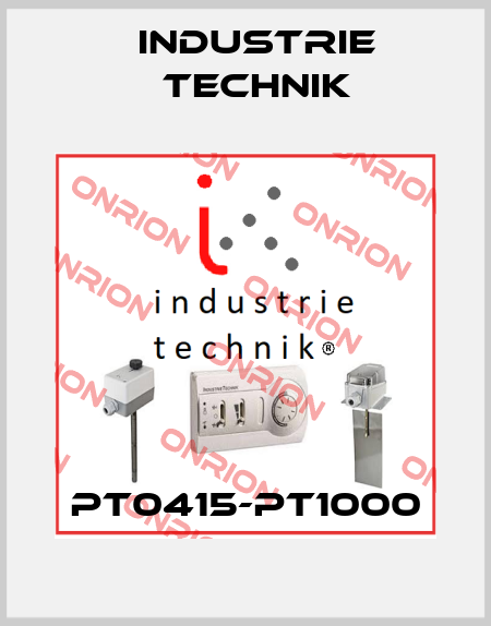 PT0415-PT1000 Industrie Technik
