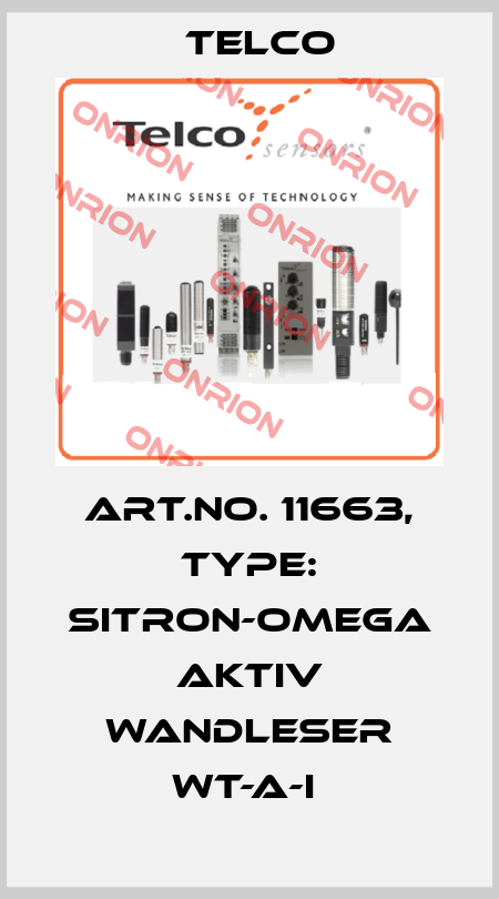 Art.No. 11663, Type: Sitron-Omega Aktiv Wandleser WT-A-I  Telco
