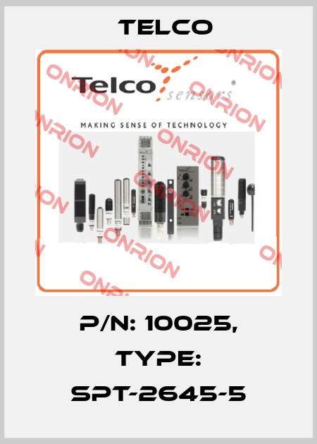 p/n: 10025, Type: SPT-2645-5 Telco