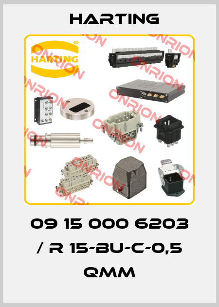 09 15 000 6203 / R 15-BU-C-0,5 QMM Harting