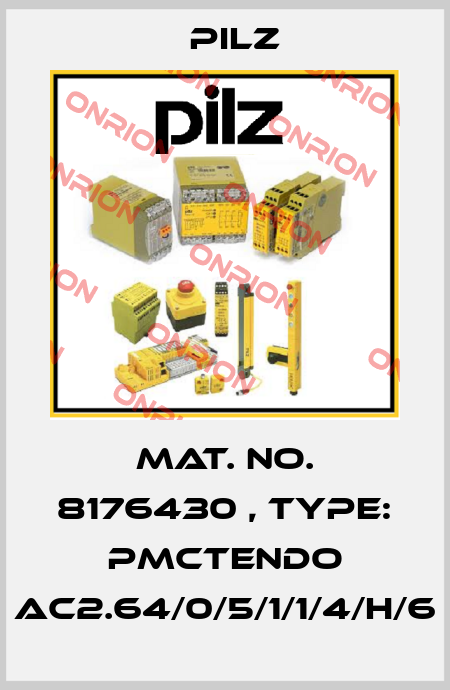Mat. No. 8176430 , Type: PMCtendo AC2.64/0/5/1/1/4/H/6 Pilz