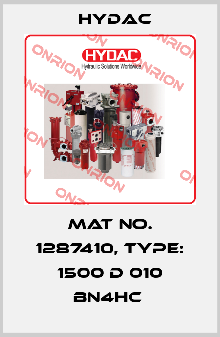 Mat No. 1287410, Type: 1500 D 010 BN4HC  Hydac