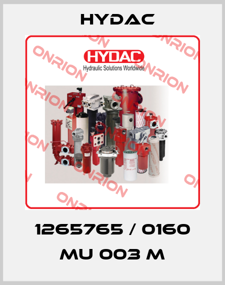 1265765 / 0160 MU 003 M Hydac
