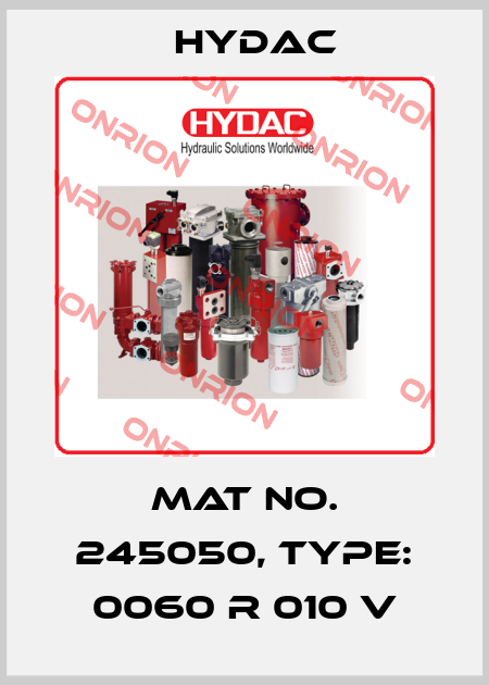 Mat No. 245050, Type: 0060 R 010 V Hydac