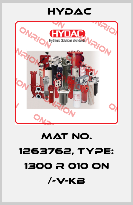 Mat No. 1263762, Type: 1300 R 010 ON /-V-KB Hydac