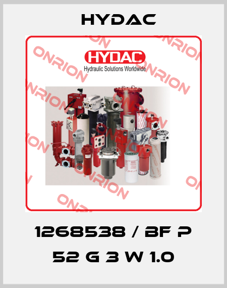 1268538 / BF P 52 G 3 W 1.0 Hydac