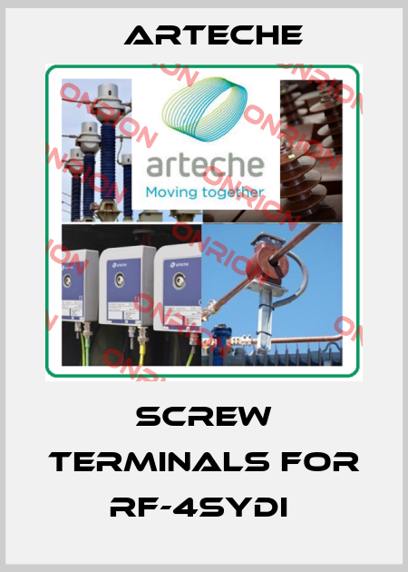 Screw terminals for RF-4SYDI  Arteche