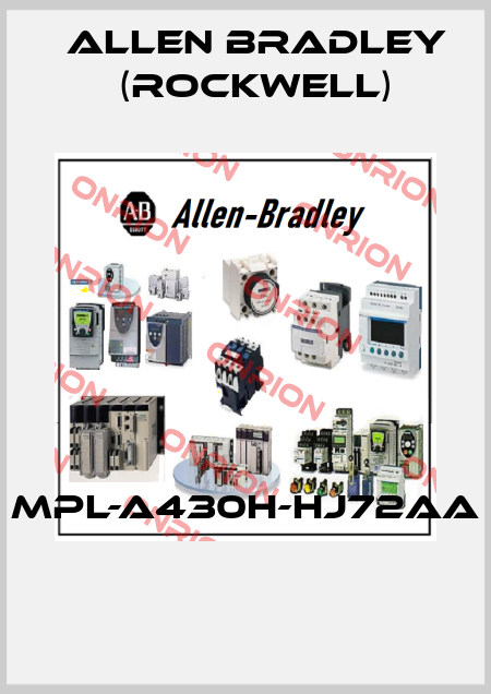 MPL-A430H-HJ72AA  Allen Bradley (Rockwell)