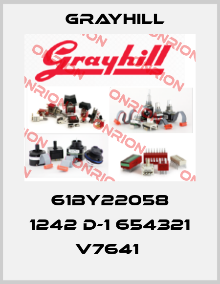 61BY22058 1242 D-1 654321 V7641  Grayhill
