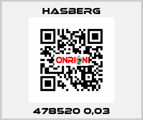 478520 0,03 Hasberg