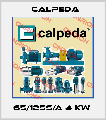 65/125S/A 4 KW  Calpeda