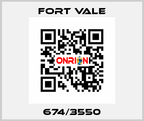 674/3550  Fort Vale