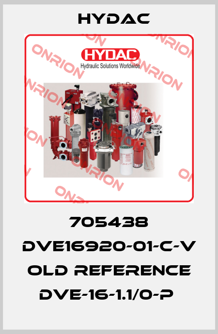 705438 DVE16920-01-C-V   OLD REFERENCE DVE-16-1.1/0-P  Hydac