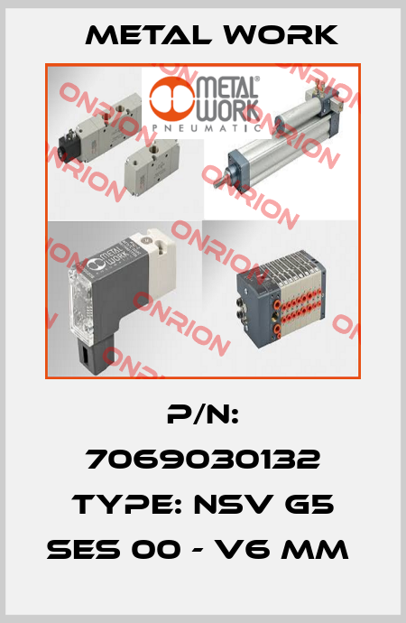 P/N: 7069030132 Type: NSV G5 SES 00 - V6 MM  Metal Work