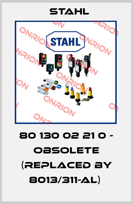 80 130 02 21 0 - OBSOLETE (REPLACED BY 8013/311-AL)  Stahl